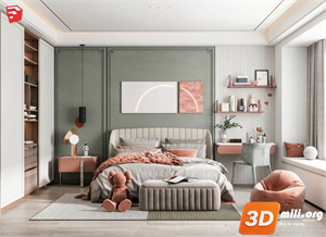 Children Room Scenes Skp FIles 